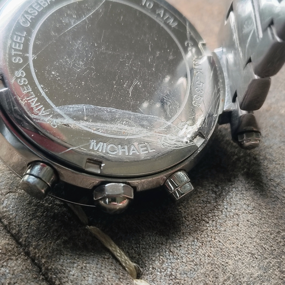 Michael Kors Silver and White Bracelet Watch - Picture 6 of 6